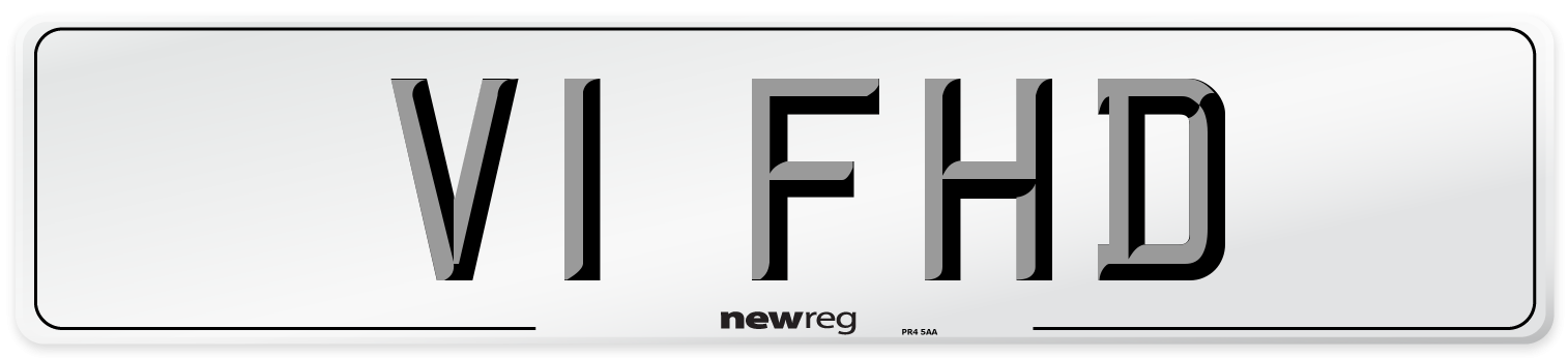 V1 FHD Number Plate from New Reg